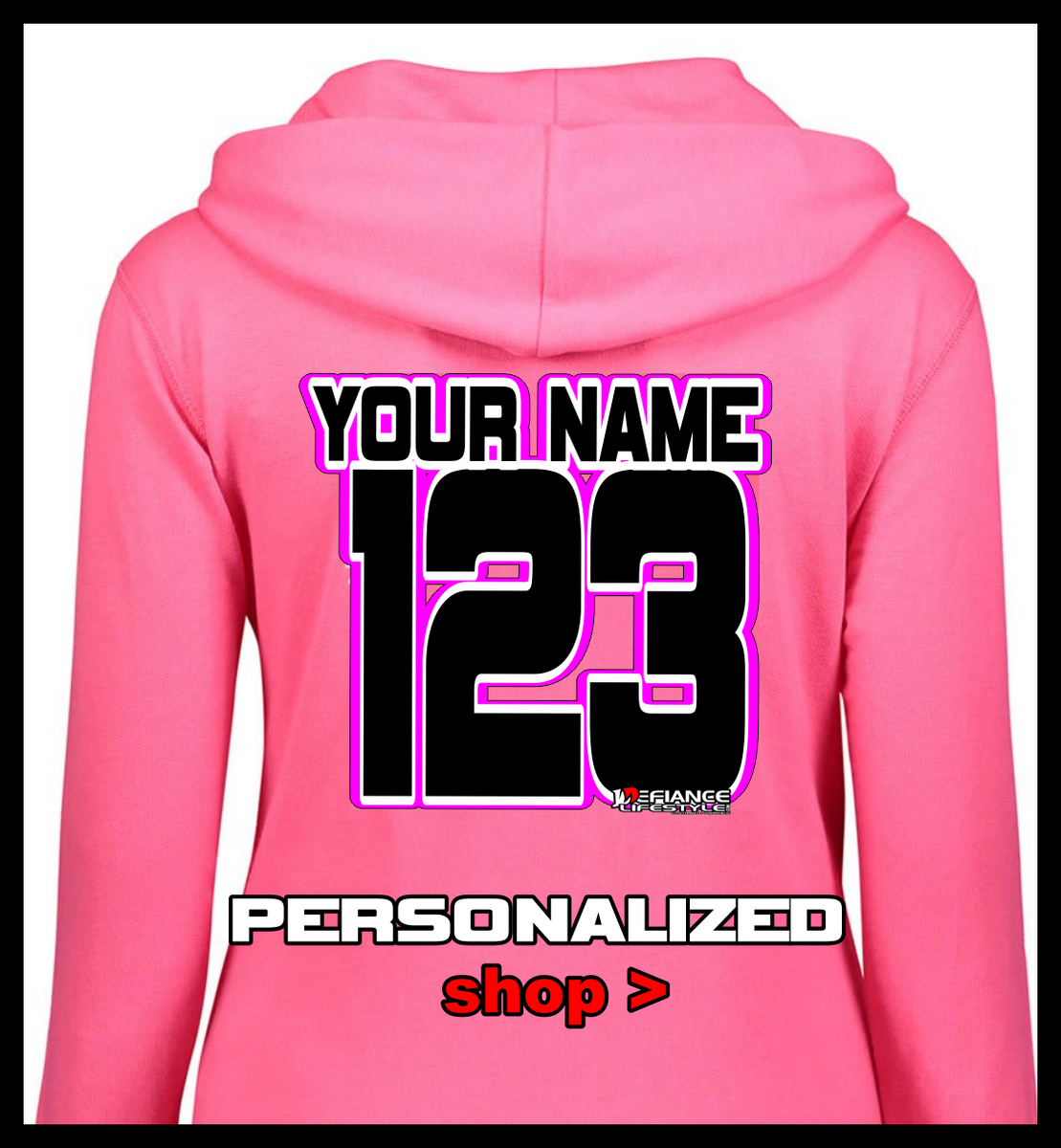 Personalized motocross hoodies online