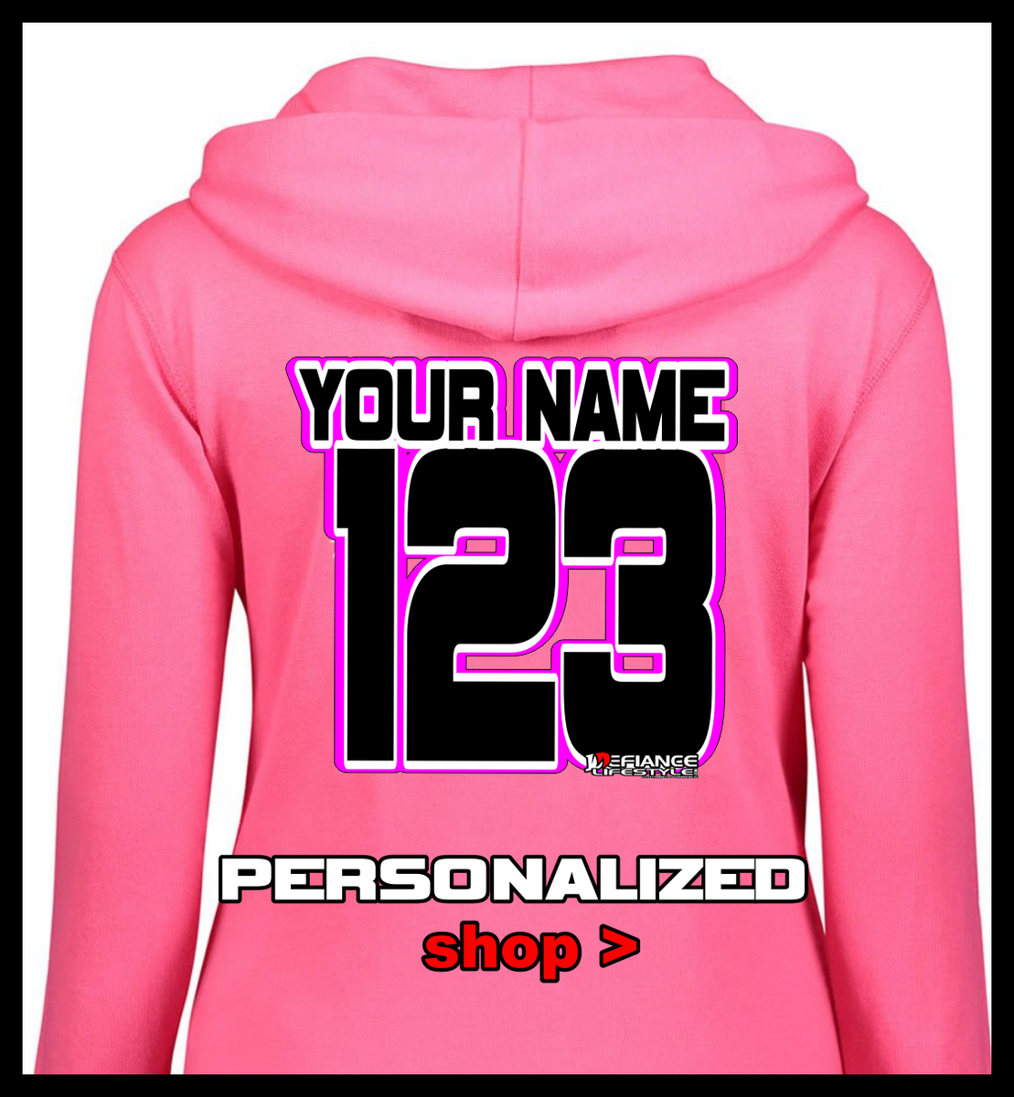 Personalized motocross hoodies sale