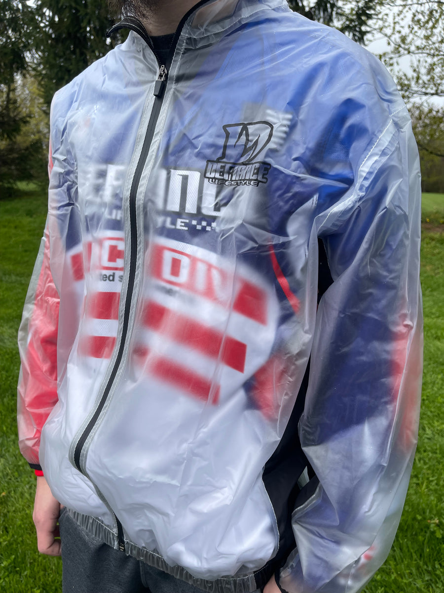 Clear cheer rain jacket hot sale