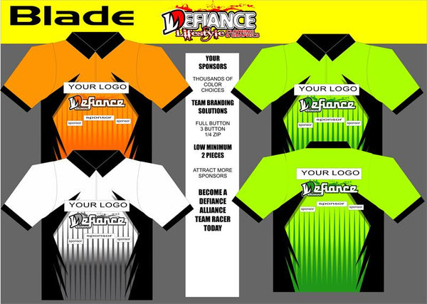 Blade Polo Semi Custom - Defiance Lifestyle, Race Apparel - Casual to Custom