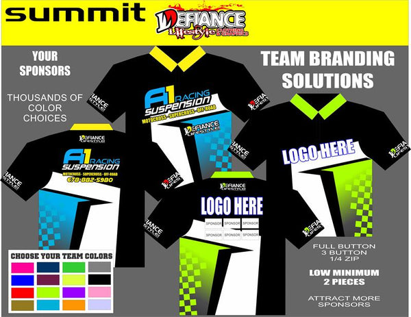 Avenger Polo Semi Custom - Defiance Lifestyle, Race Apparel - Casual to Custom