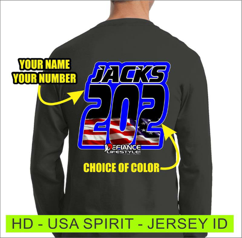 Custom spirit outlet jersey