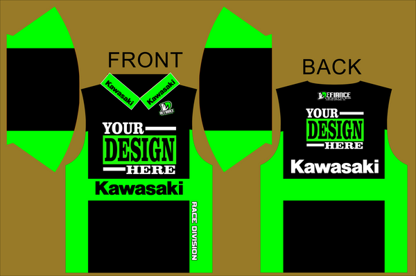 green team Polo Semi Custom - Defiance Lifestyle, Race Apparel - Casual to Custom