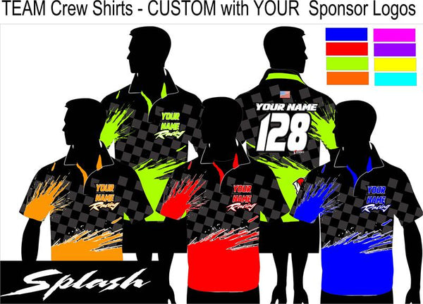 Splash Polo Semi Custom - Defiance Lifestyle, Race Apparel - Casual to Custom