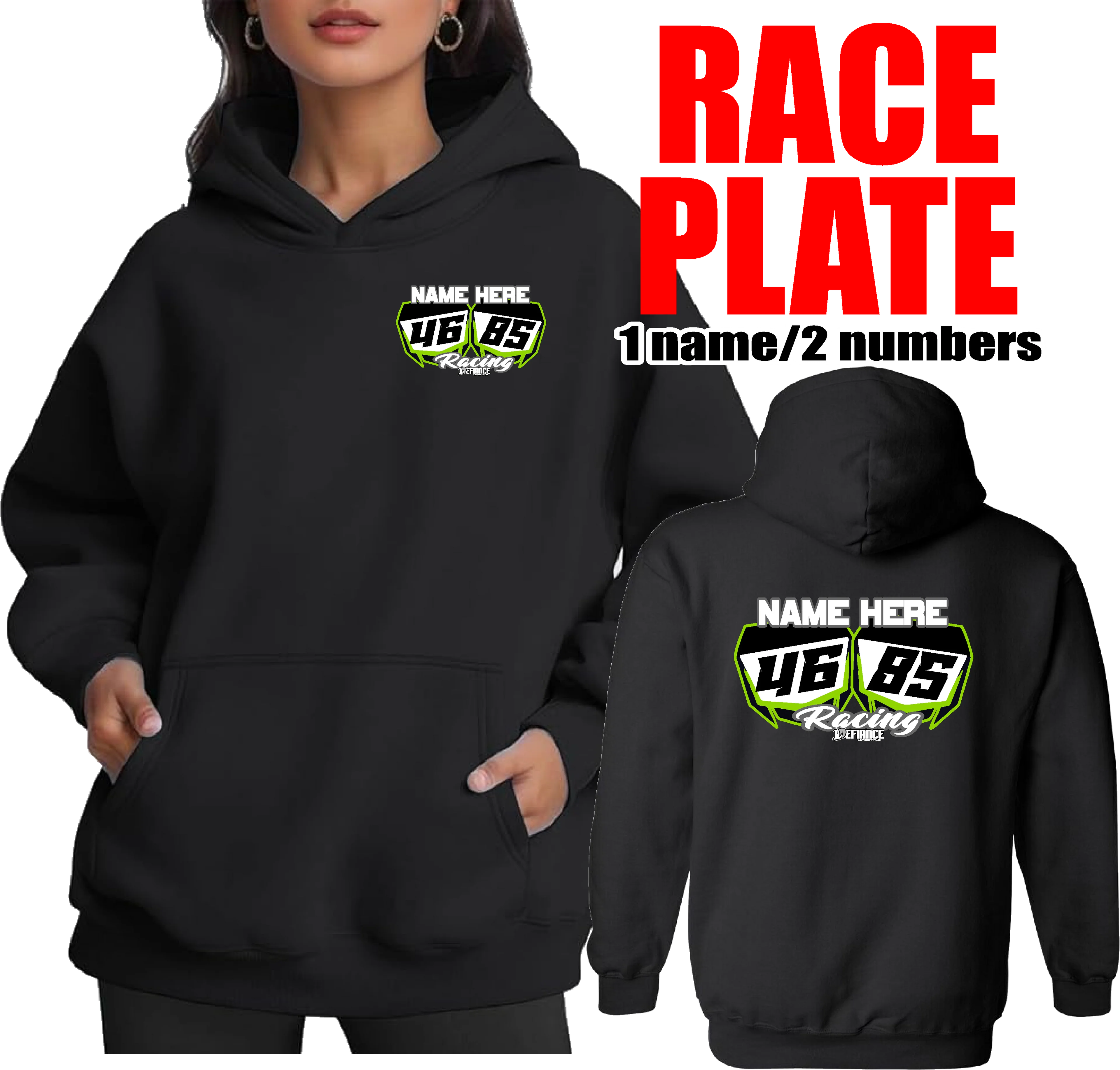 Racer Plate Hoodie - Special