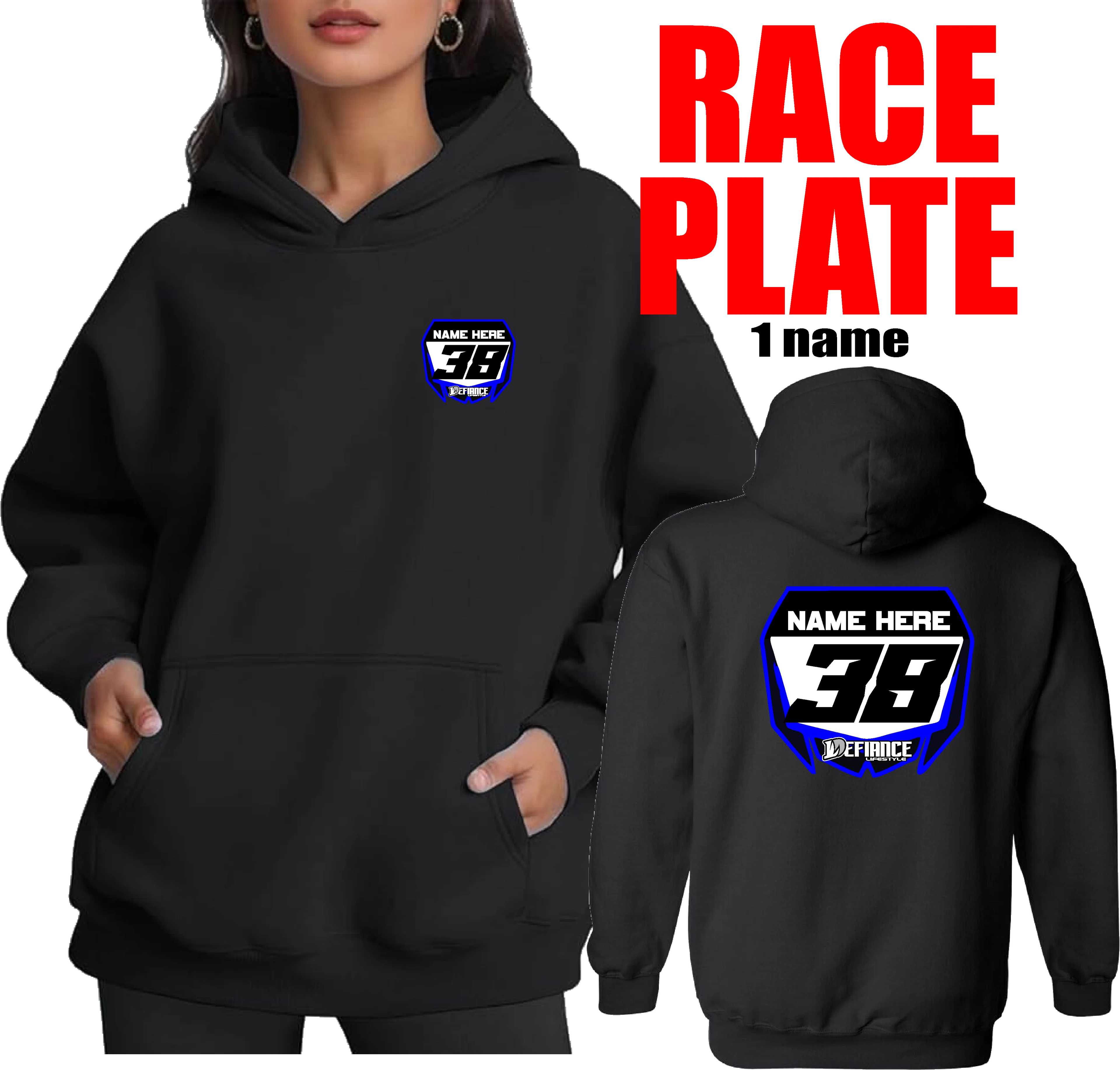 Racer Plate Hoodie - Special