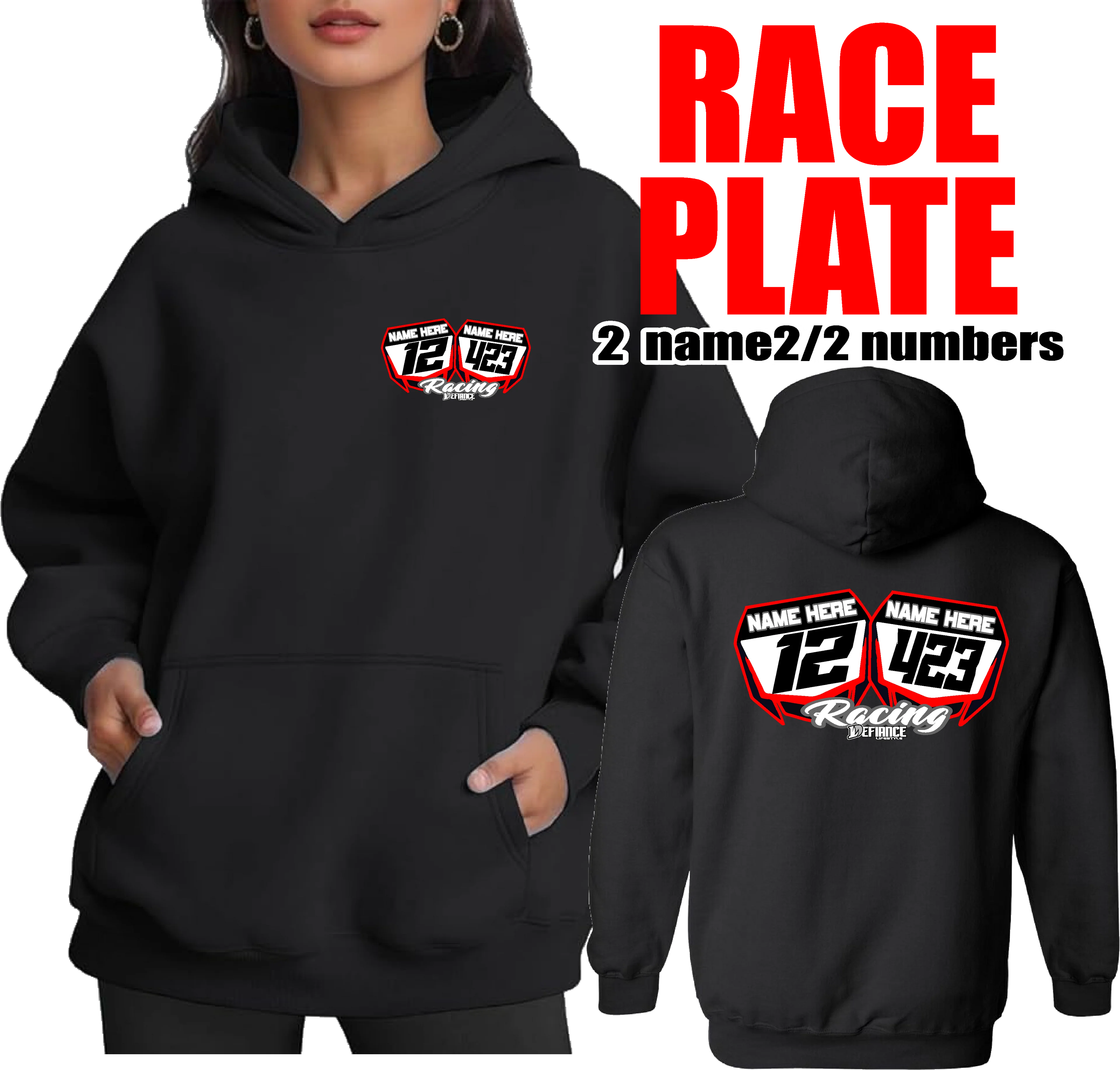 Racer Plate Hoodie - Special