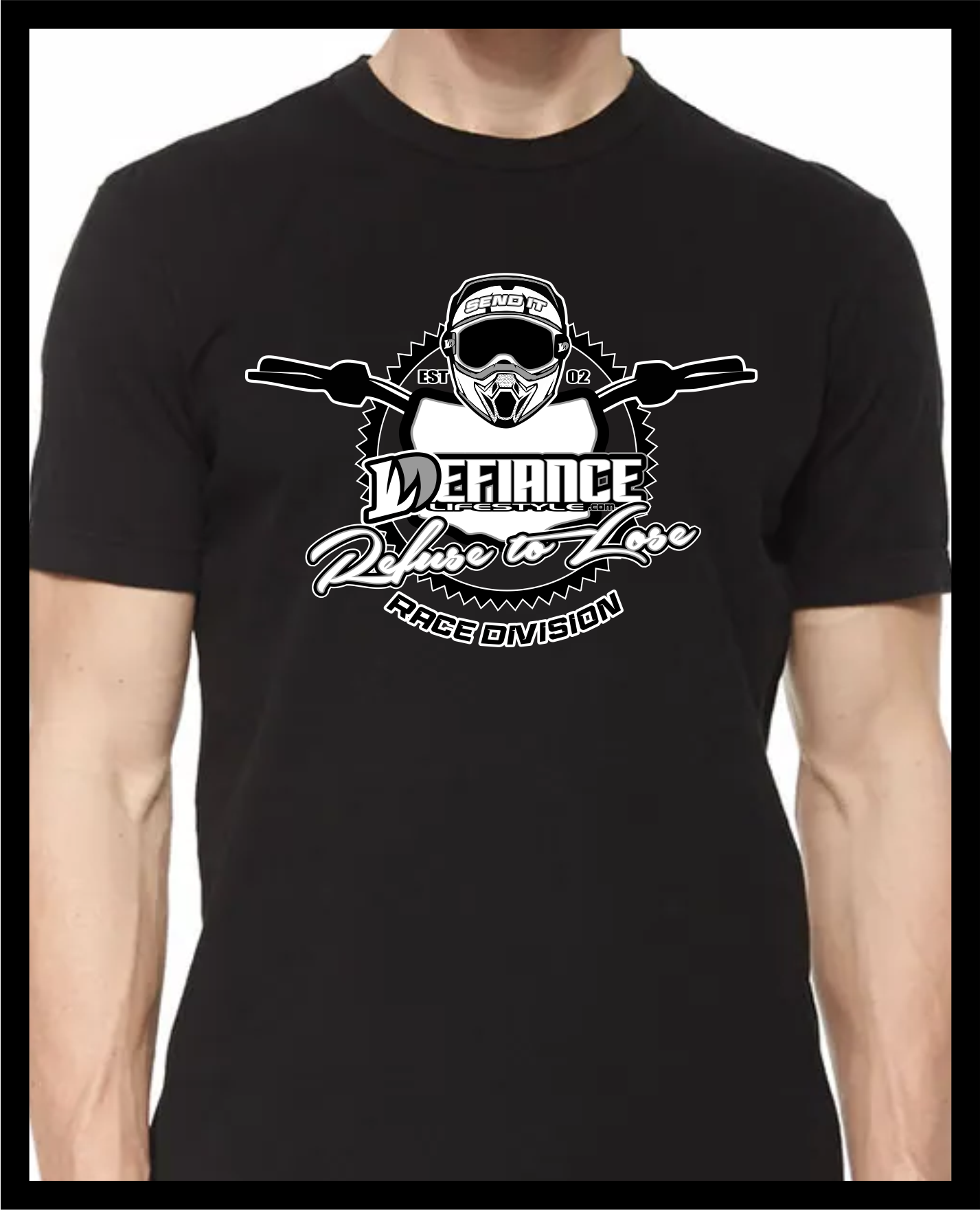 BARS - RACE T Shirt - Black TEE - DefianceLifestyle