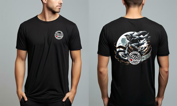 CHASING GHOSTS black Race Tee