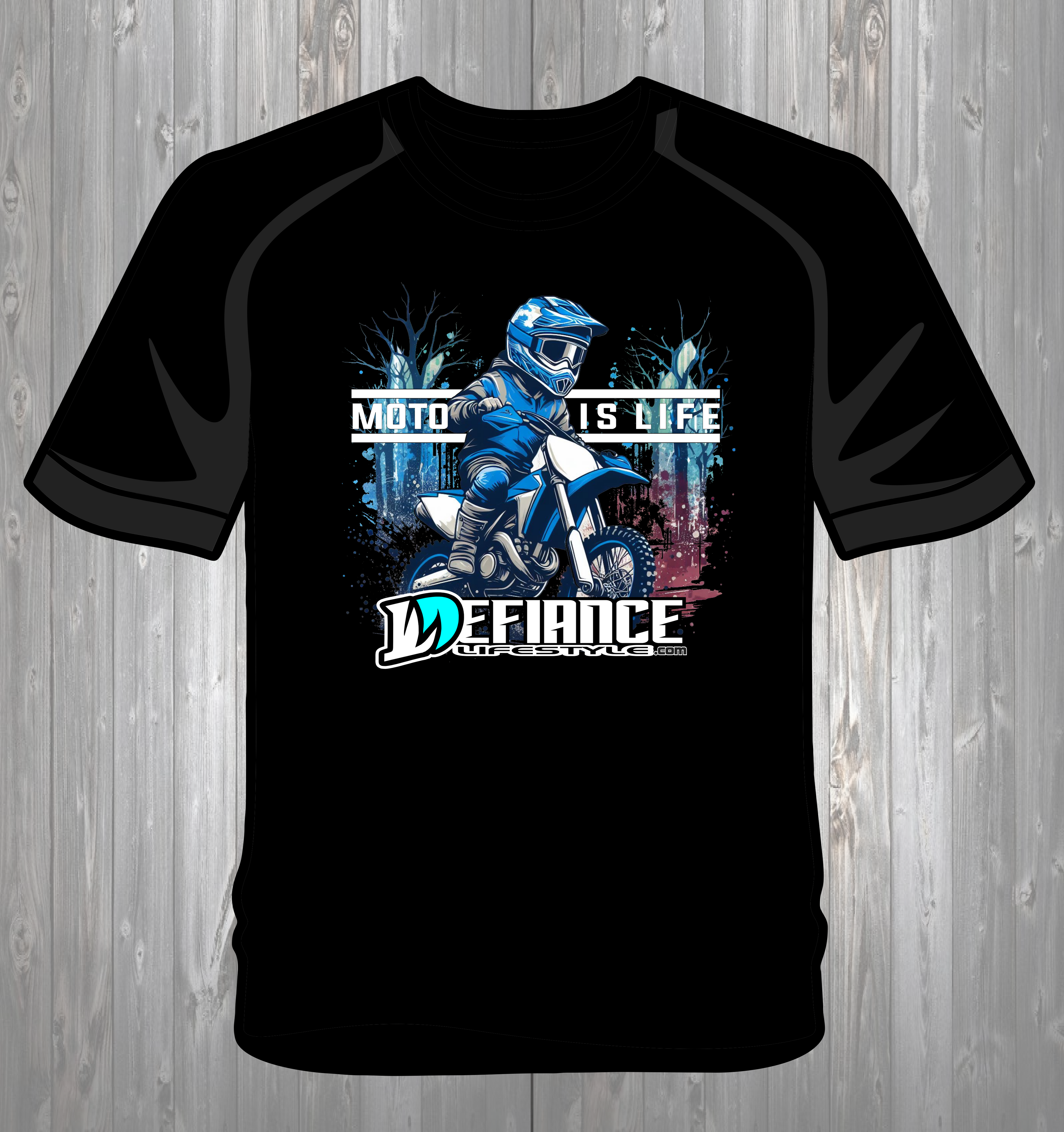 MOTO is life race  out of the blue - Youth T Shirt - black TEE