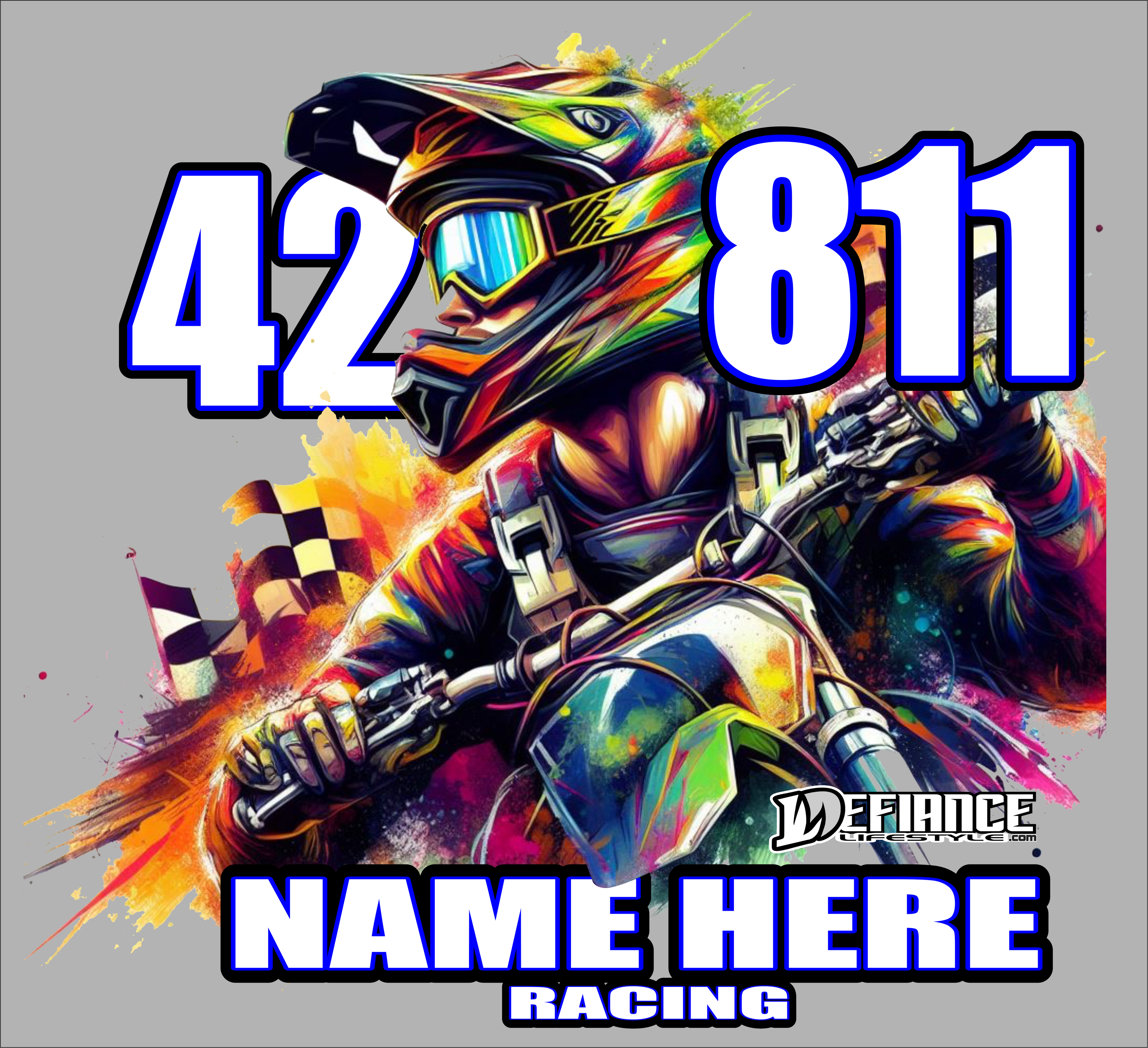 Personalized Race T-Shirt - FAMILY RACING - Attack Collection