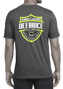 GRIT FOR GLORY -HEATHER GREY T-shirt