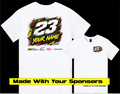 PROSTYLE RACE TSHIRT/number splash with sponsors
