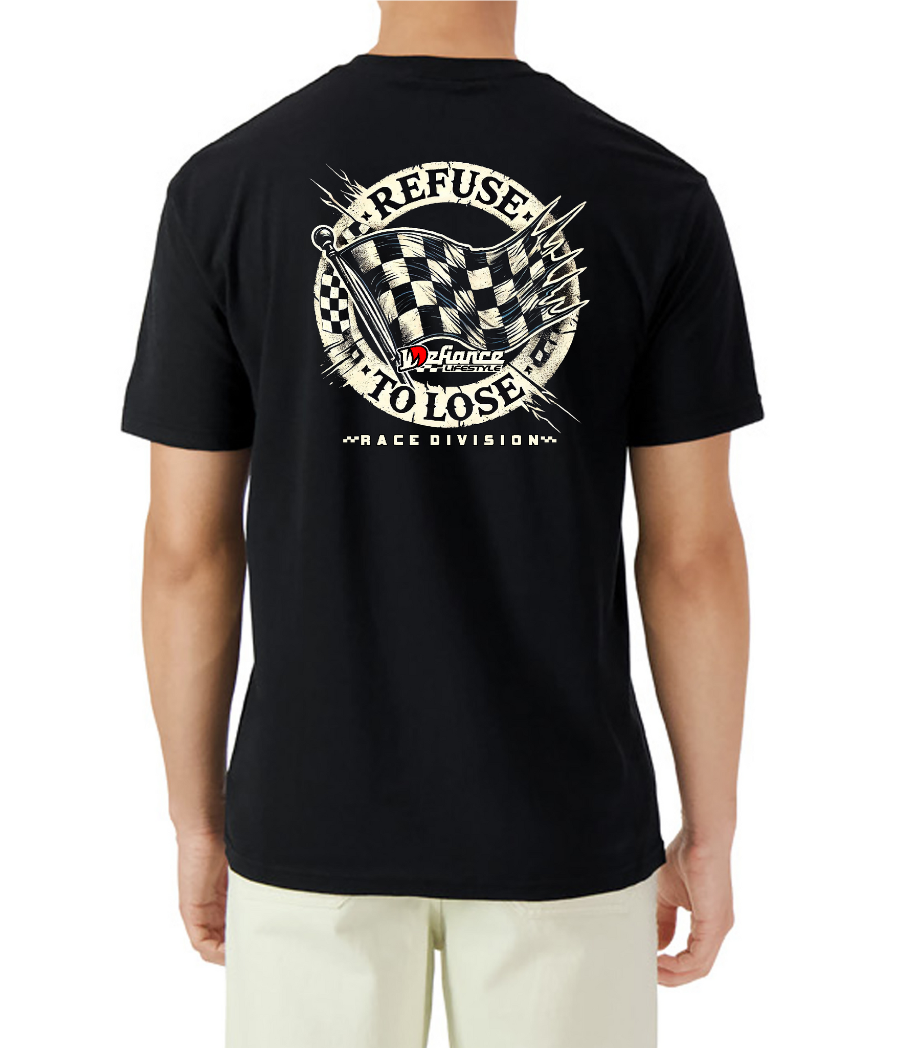 RACE Flag Lifestyle - Rebel black T-shirt