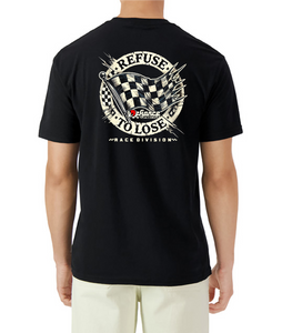 RACE Flag Lifestyle - Rebel black T-shirt