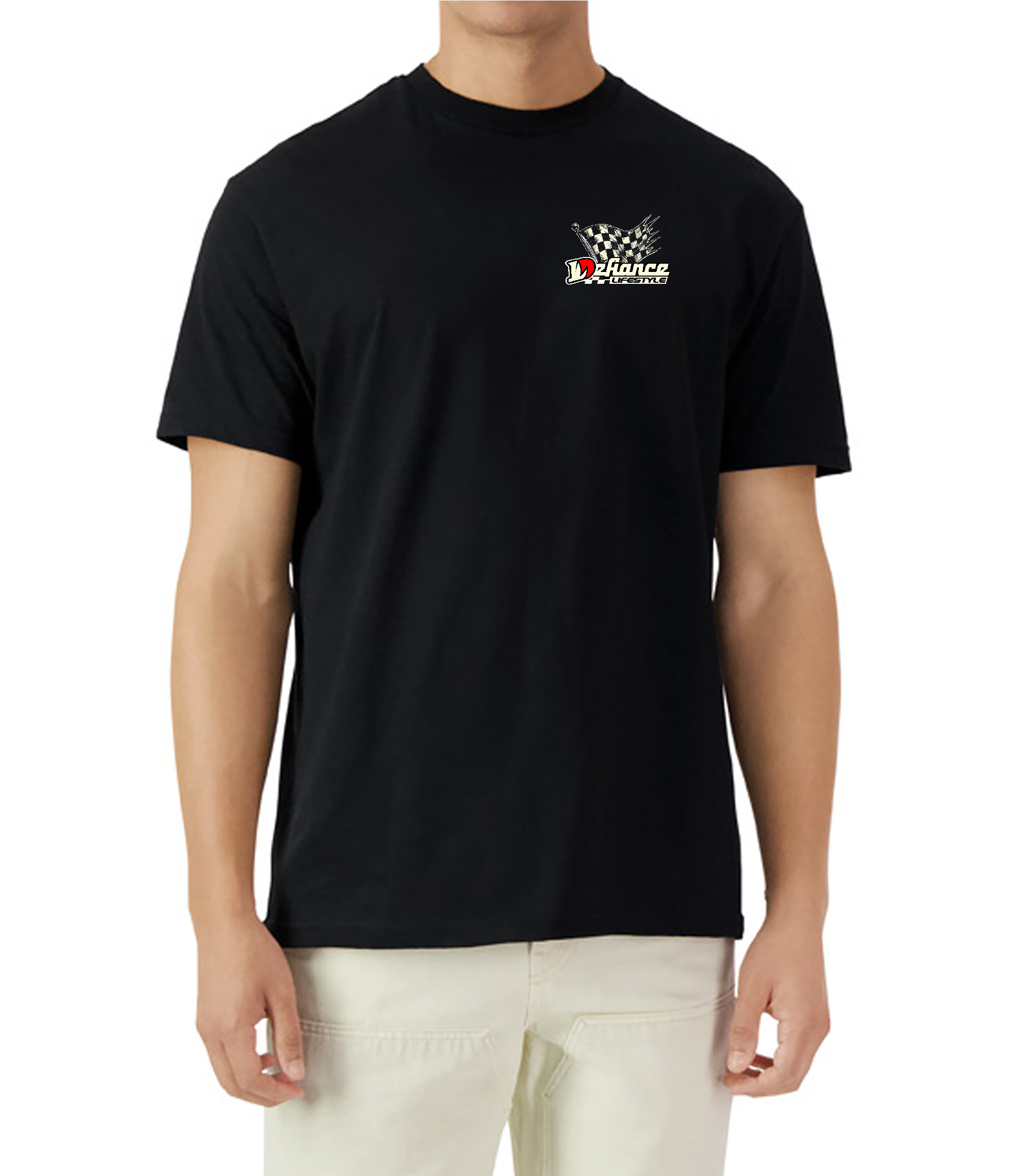 RACE Flag Lifestyle - Rebel black T-shirt