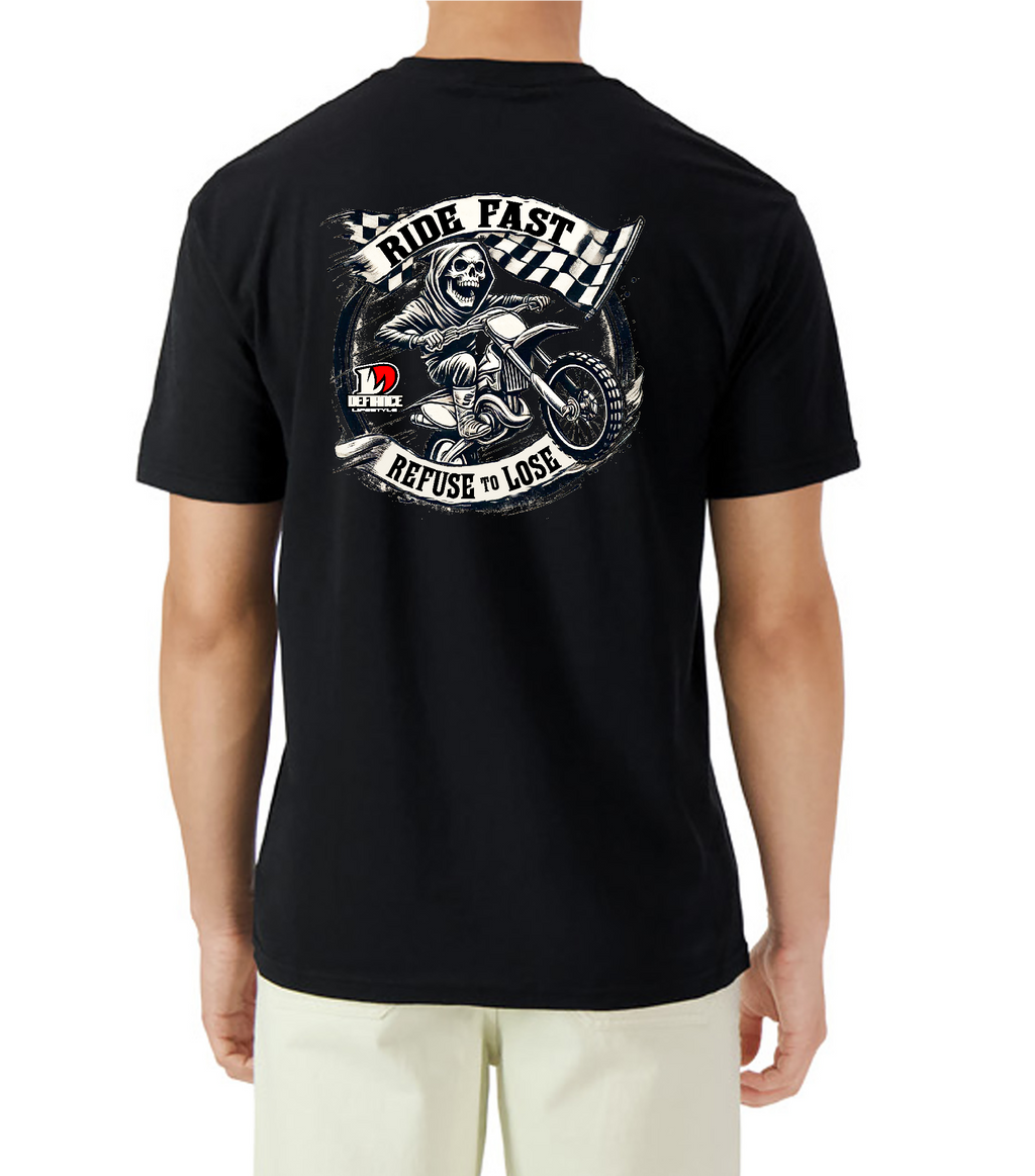 Ride FAST Black RACE T-shirt