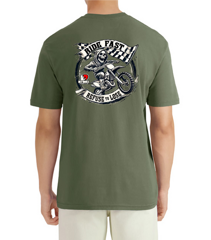 Ride FAST military RACE T-shirt