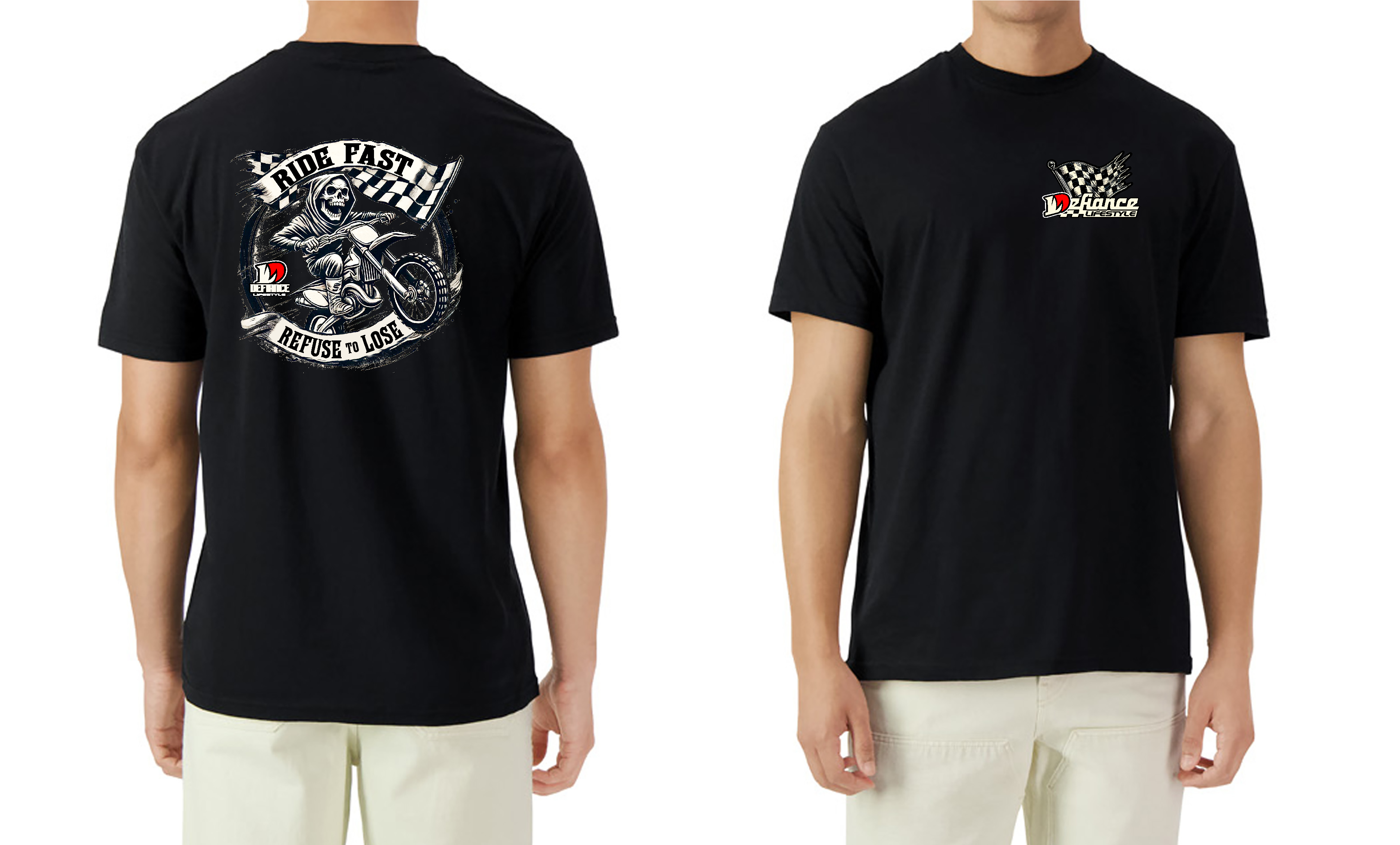Ride FAST Black RACE T-shirt