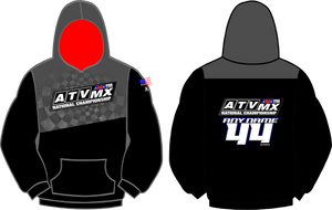 ATV Motocross Custom made Hoodie - grey/black