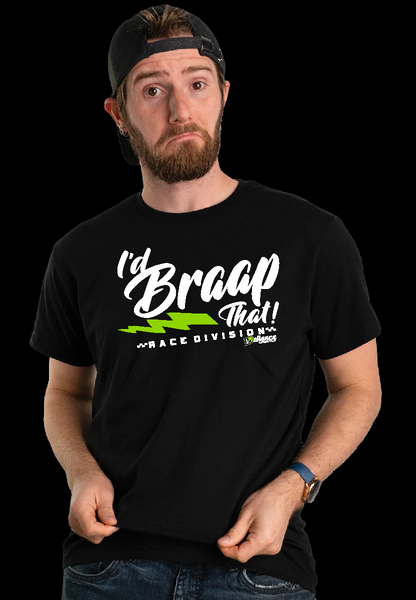 BRAAP THAT - BLACK MOTO TSHIRT