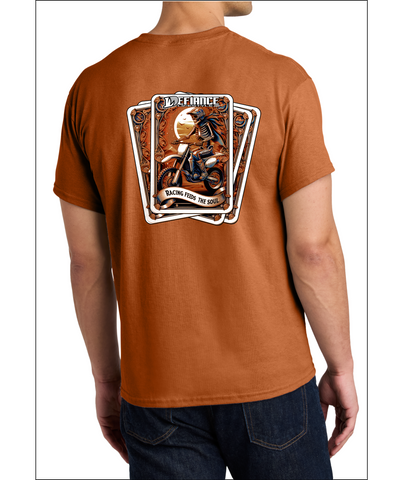 Racing Feeds the SOUL -texas orange T-shirt