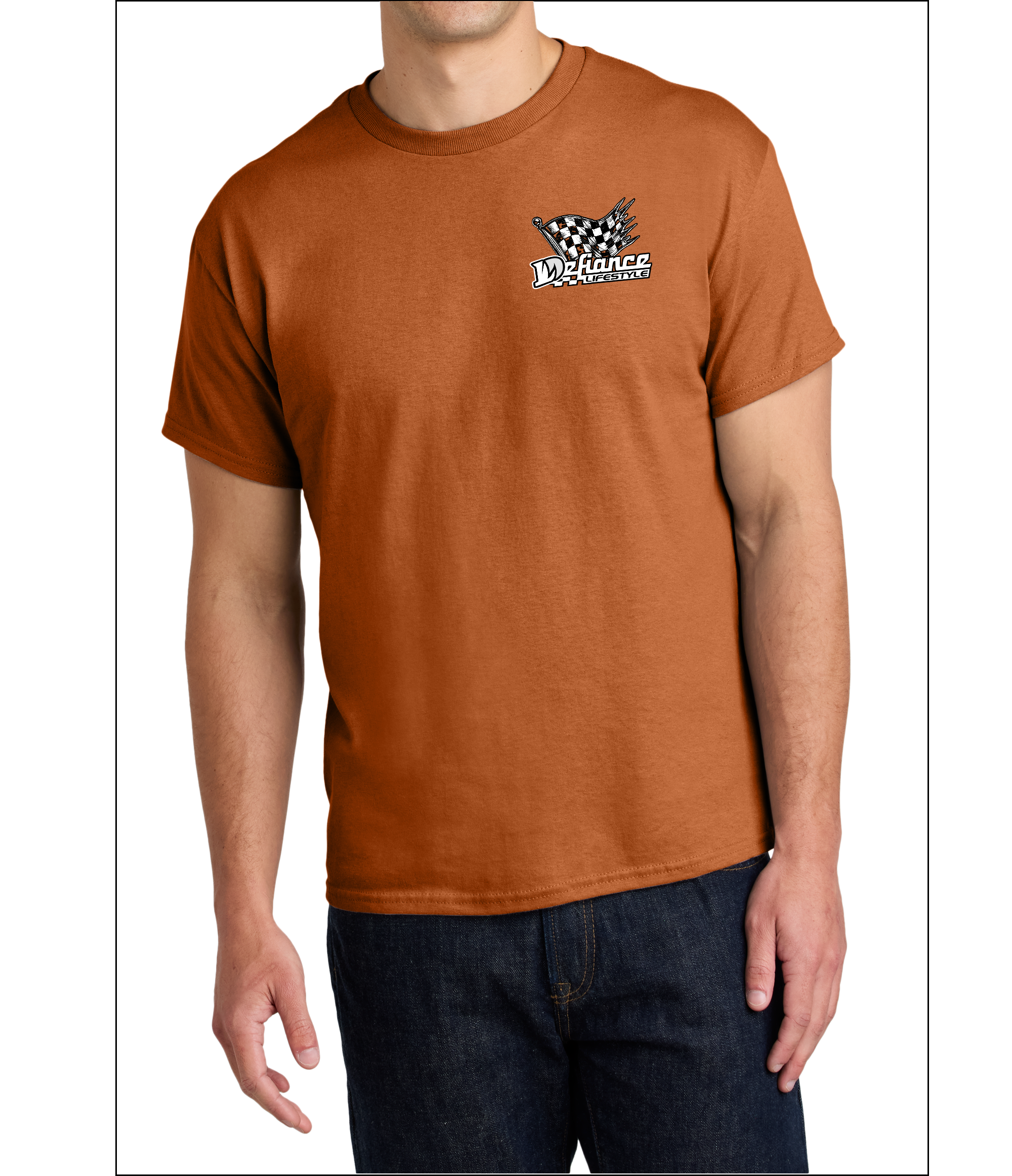 Racing Feeds the SOUL -texas orange T-shirt