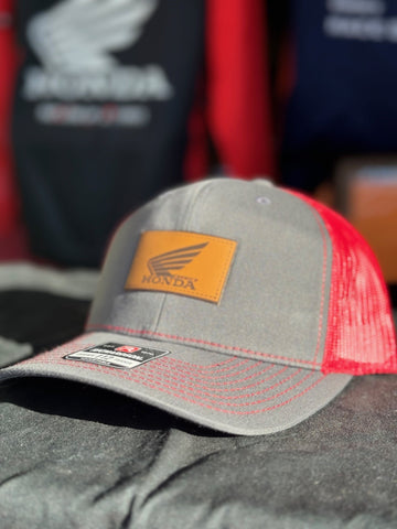 Honda Team Cernic Hat - leather patch Snapback