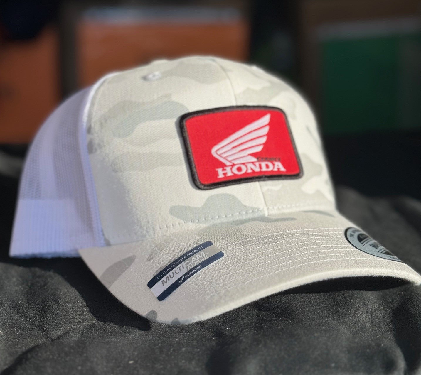 Honda Team Cernic Hat -White camo Snapback
