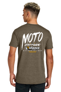 Moto fuels this Attitude - kaki T-shirt