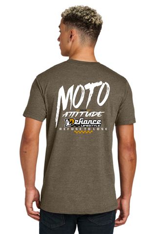 Moto fuels this Attitude - kaki T-shirt