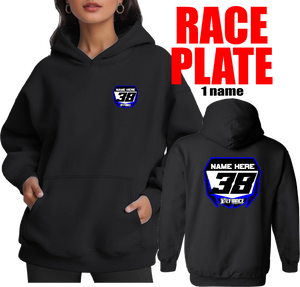 Race hoodie Plate Special - 1 name/1 number