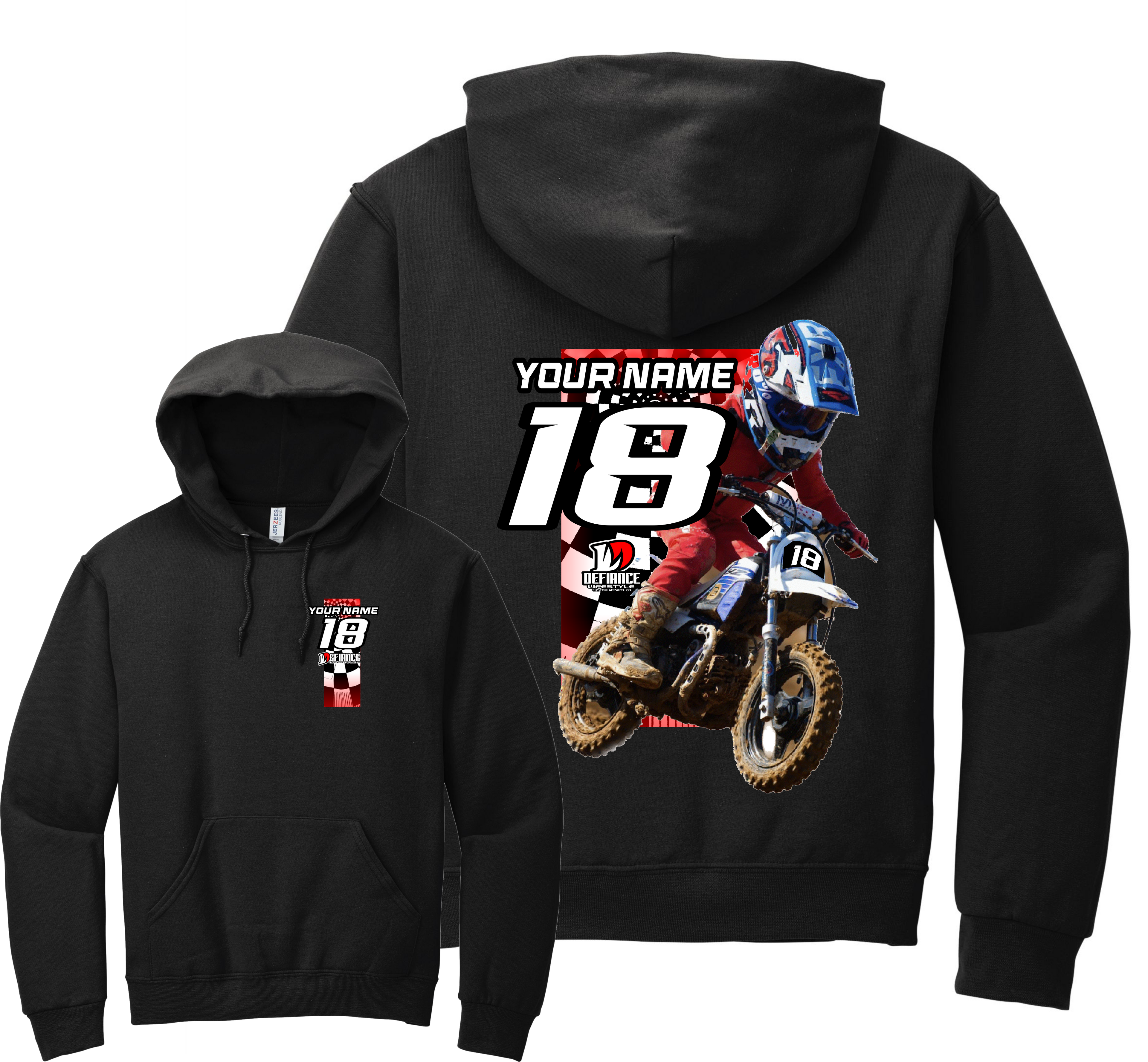 Prostyle Tee Checks Out - Race Hoodie
