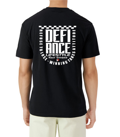 Statement black T-shirt - Refuse to Lose