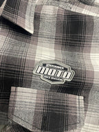 Personalized Race Flannel - THERMAL LINED GREY - DefianceLifestyle