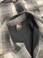 Personalized Race Flannel - THERMAL LINED GREY - DefianceLifestyle