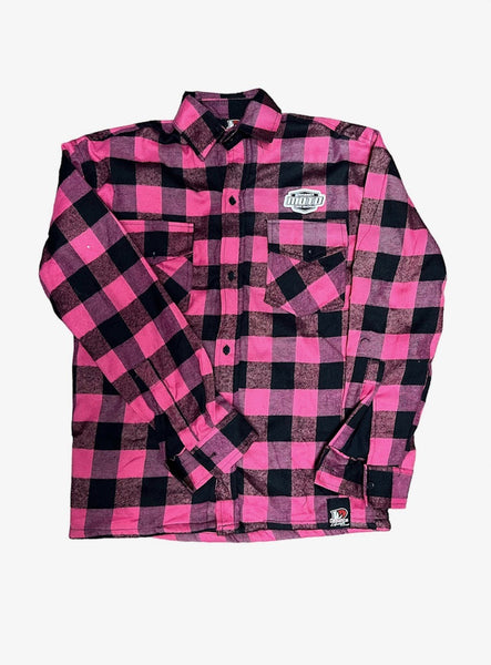 PINK Flannel - Thermal lined Racer flannel
