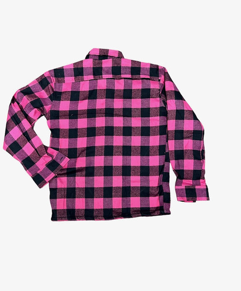 PINK Flannel - Thermal lined Racer flannel