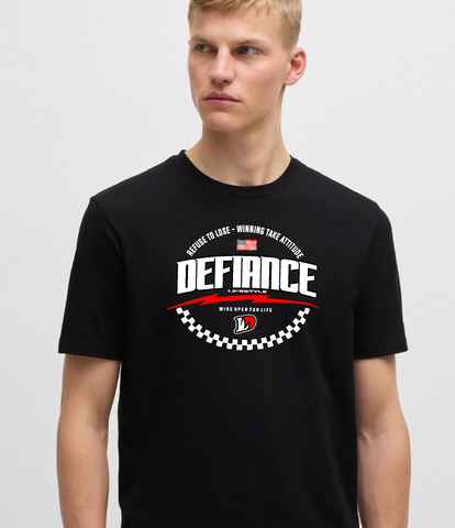 WIDE OPEN RACE TEE - Black T-shirt