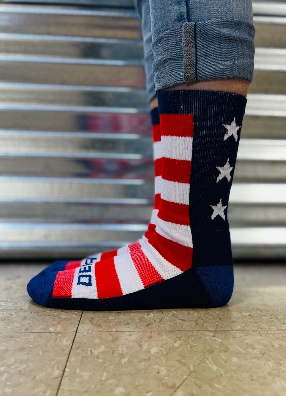 stars/stripes -  Race crew socks / sendit - DefianceLifestyle