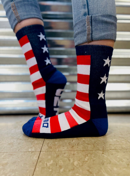 stars/stripes -  Race crew socks / sendit