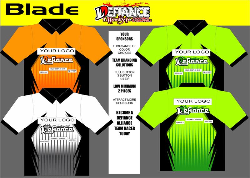 Blade Polo Semi Custom - Defiance Lifestyle, Race Apparel - Casual to Custom