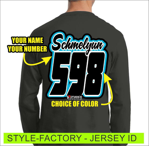 Factory - Jersey Lettering - Defiance Lifestyle, Race Apparel - Casual to Custom