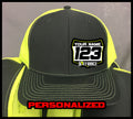 Hat with Racing Plate - flow - Defiance Lifestyle, Race Apparel - Casual to Custom
