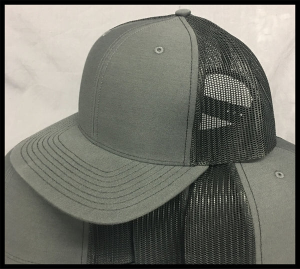 Custom Hat with Racing Plate - Grey - Defiance Lifestyle, Race Apparel - Casual to Custom
