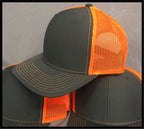 Hat with Racing Plate - Orange - Defiance Lifestyle, Race Apparel - Casual to Custom