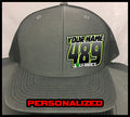 Hat with Racing ID - grey - Defiance Lifestyle, Race Apparel - Casual to Custom