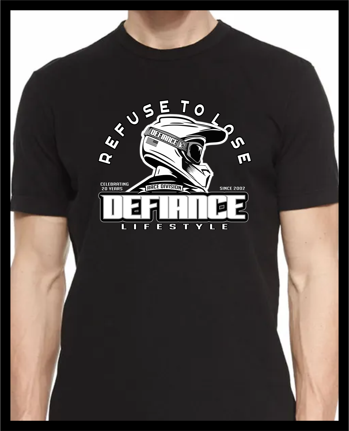 LOOK BACK T Shirt - Black TEE - DefianceLifestyle