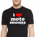 I Heart Moto Moms T Shirt - Black TEE - DefianceLifestyle