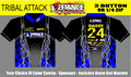 Tribal Attack Polo Semi Custom - Defiance Lifestyle, Race Apparel - Casual to Custom
